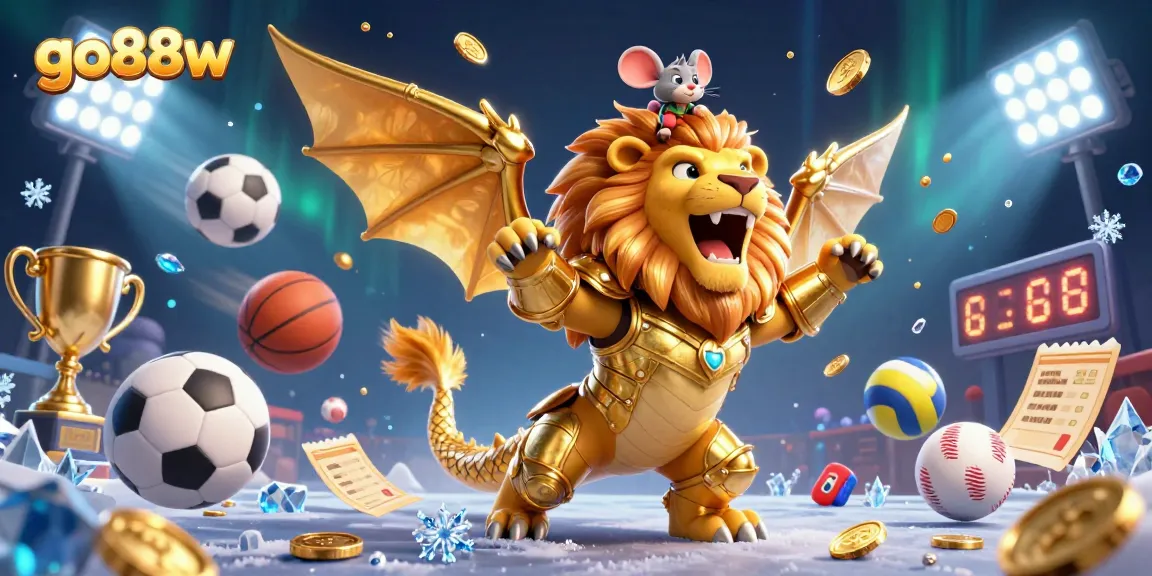 Experience the thrill of gaming at go88w with dynamic sports betting elements and a powerful chimera guardian.